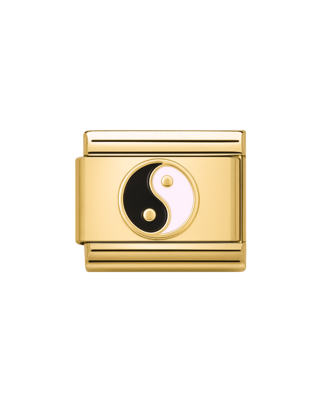 Ying & yang golden charm