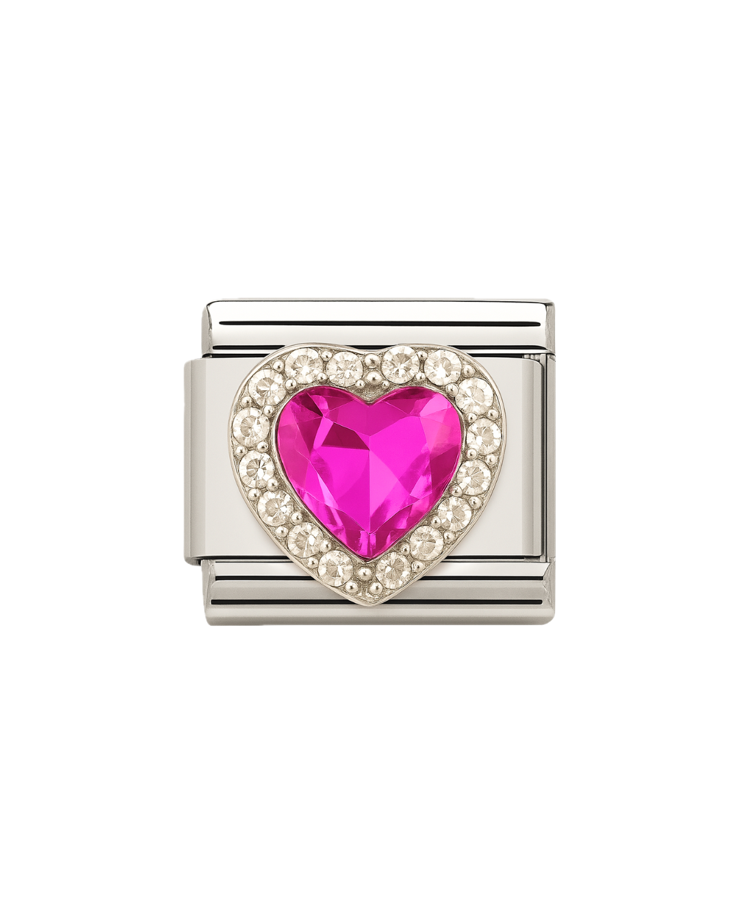 Pink heart charm