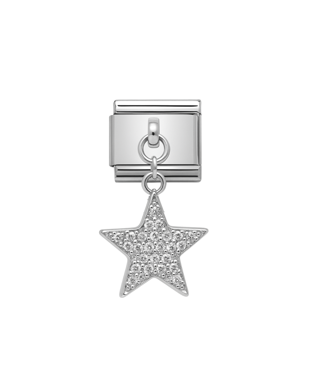 Colgante estrella y cristales