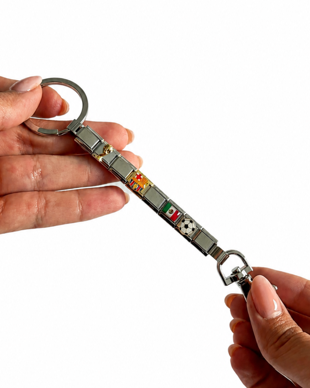 Italian Key Chain Silver