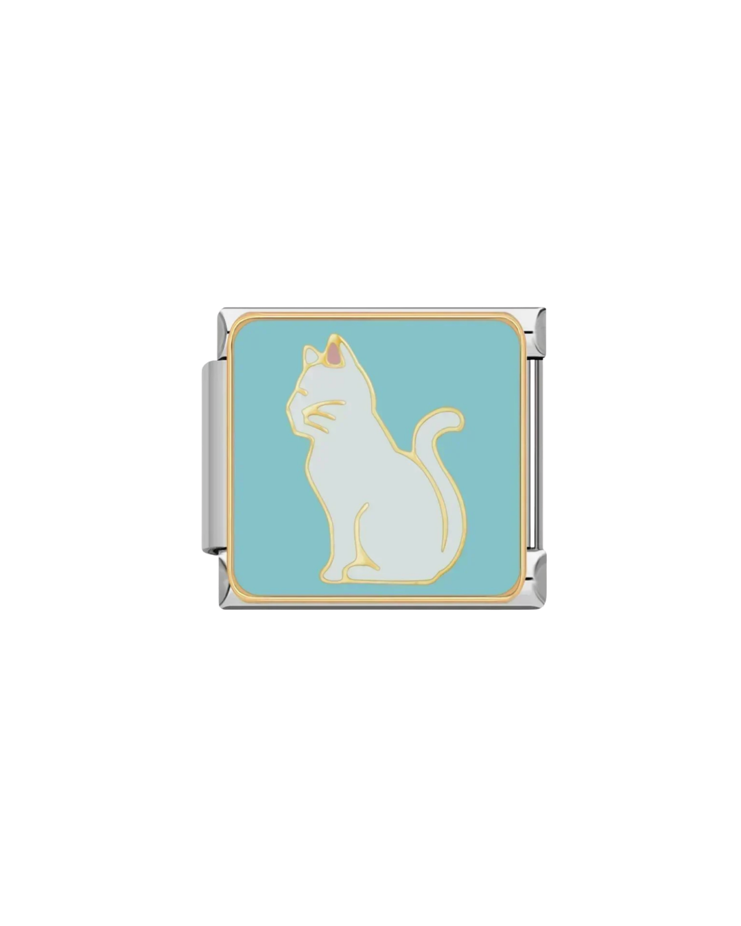 Gato blanco charm