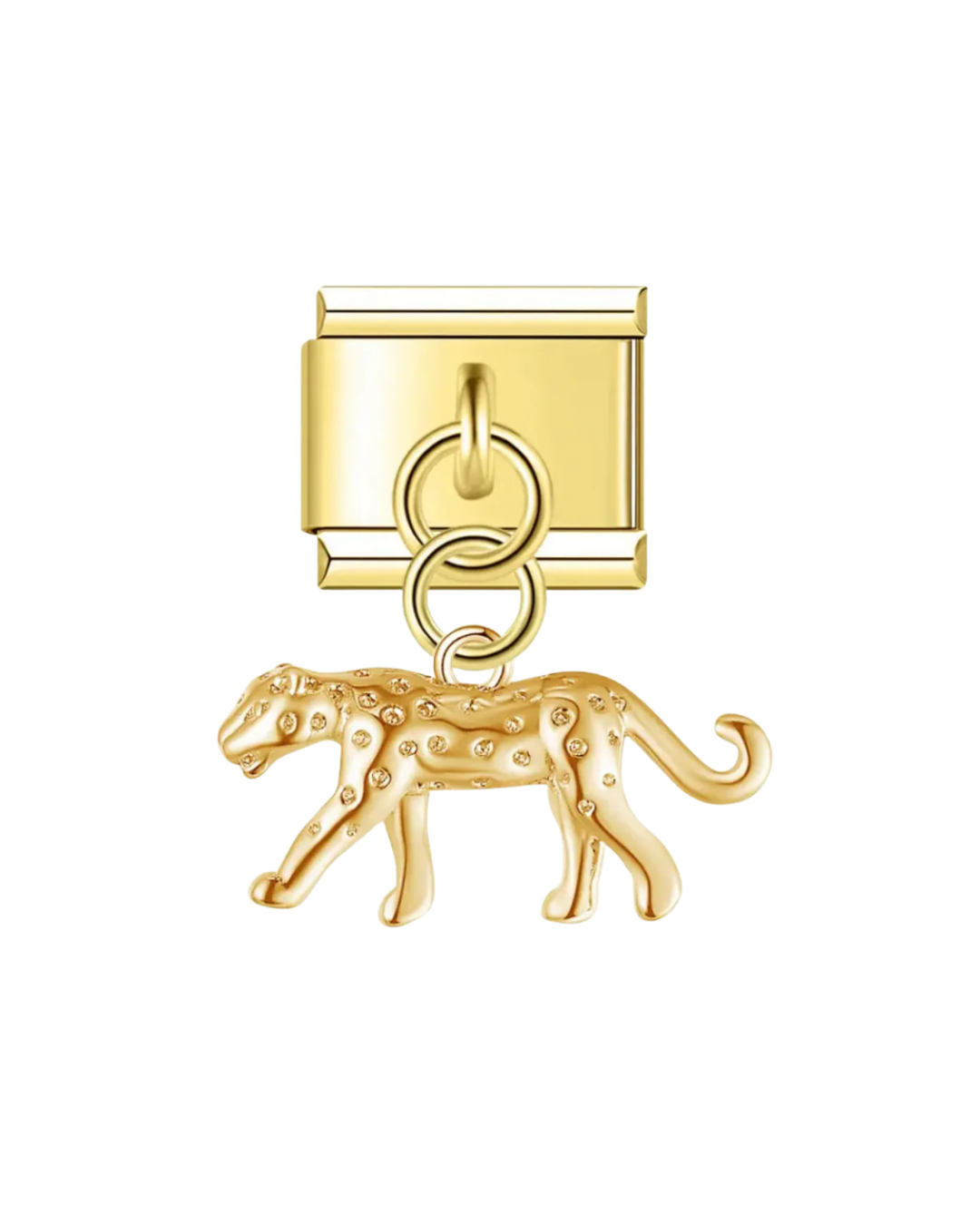 Colgante leopardo golden
