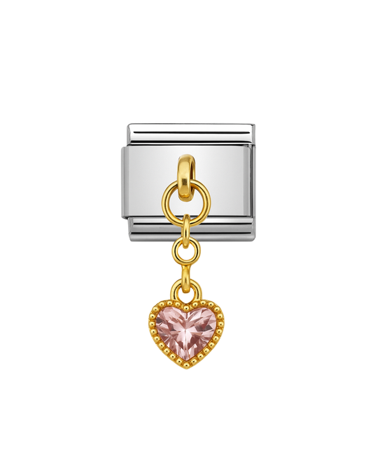 Colgante mini corazón light-pink