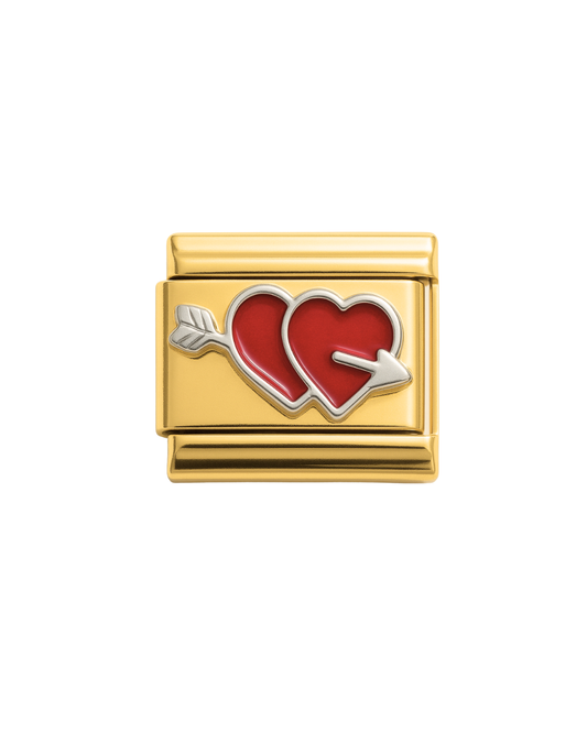 In love golden charm