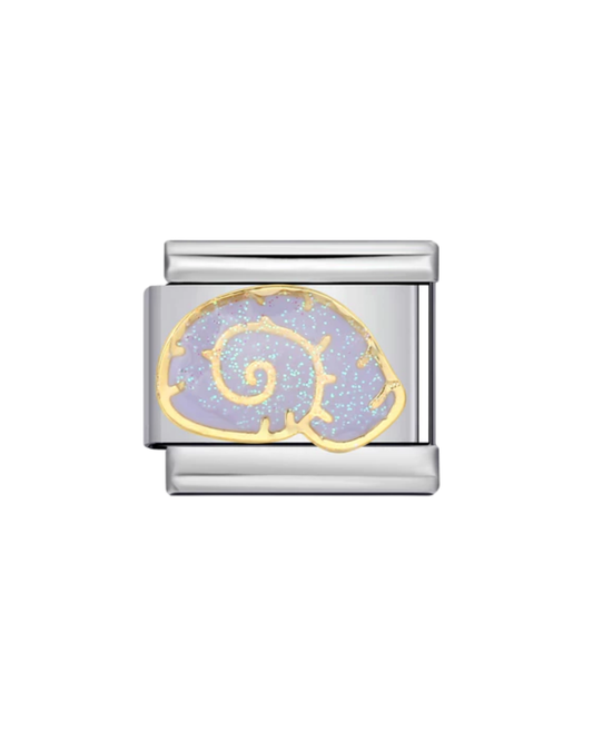 Caracola violeta charm