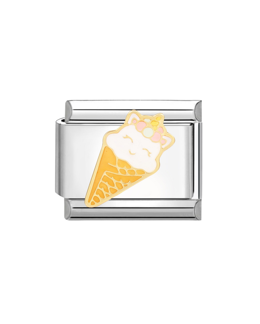 Unicorn ice-cream charm