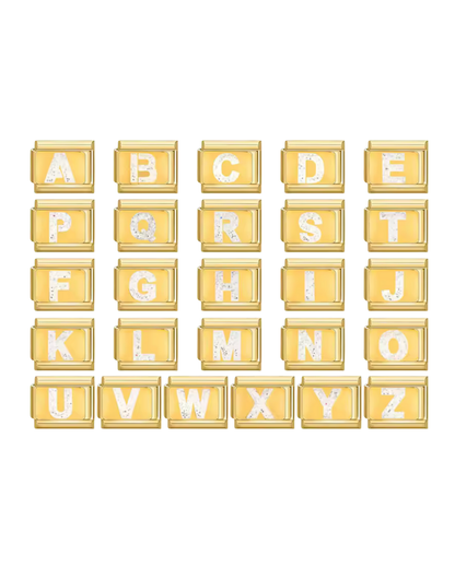 Letras special bling golden