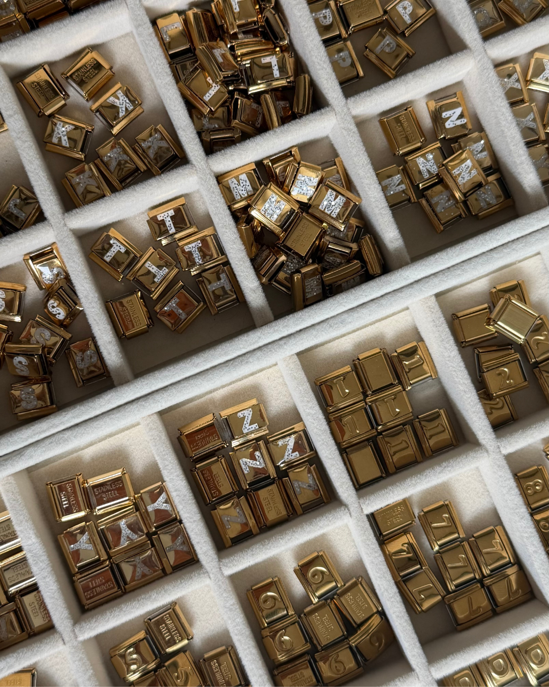 Letras special bling golden