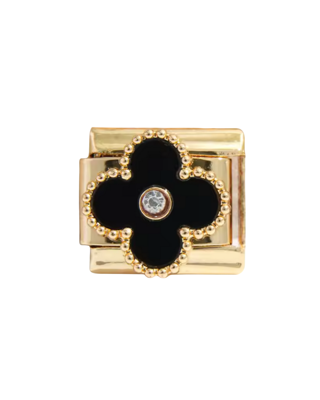 Trébol negro golden charm