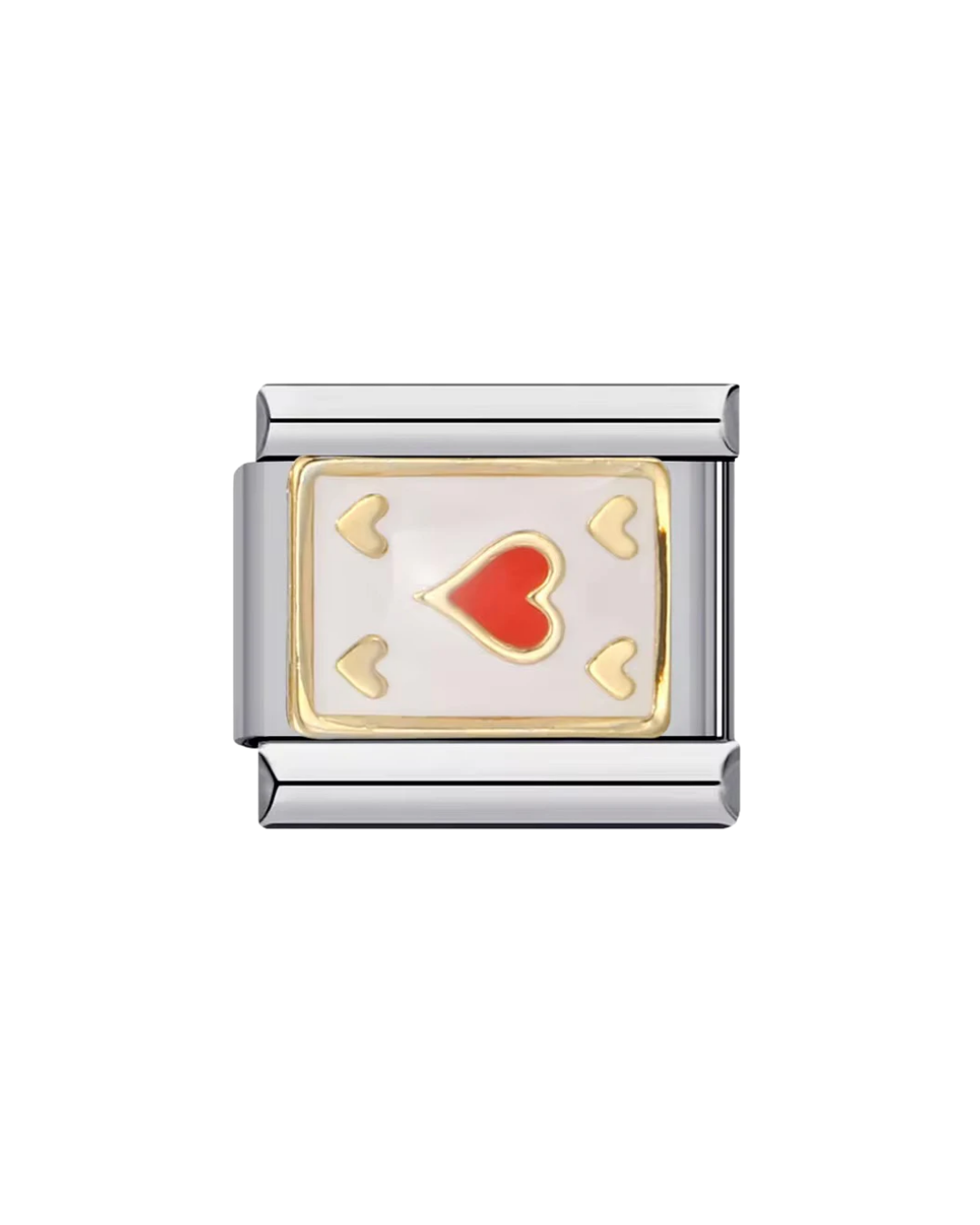 Carta corazón charm