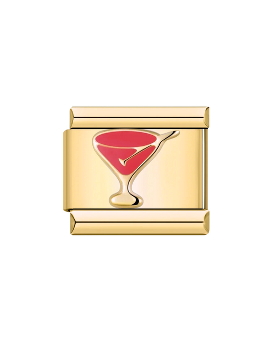 Cocktail golden charm