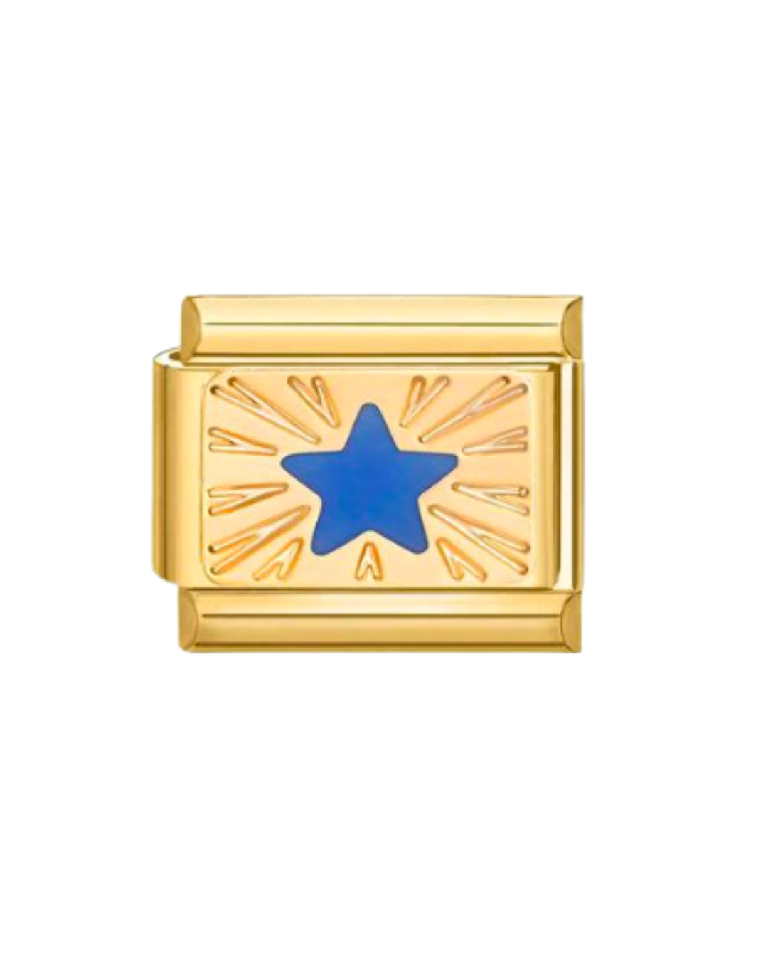 Estrella azul golden charm