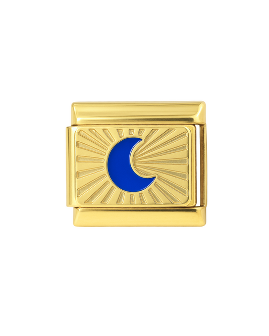 Luna azul golden charm