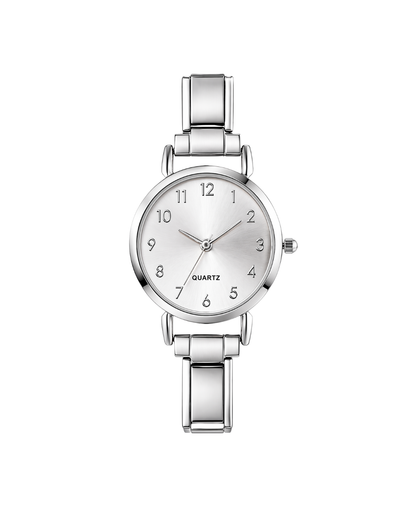 Classic Italian Watch Silver