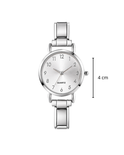 Classic Italian Watch Silver