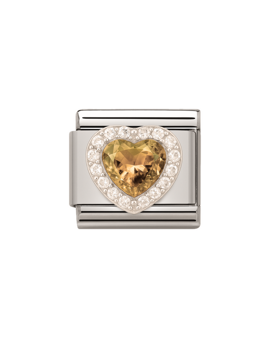 Hearts con cristales charm