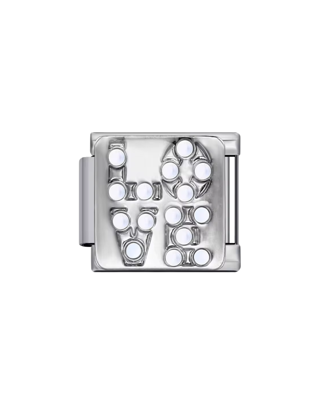 Love full silver charm