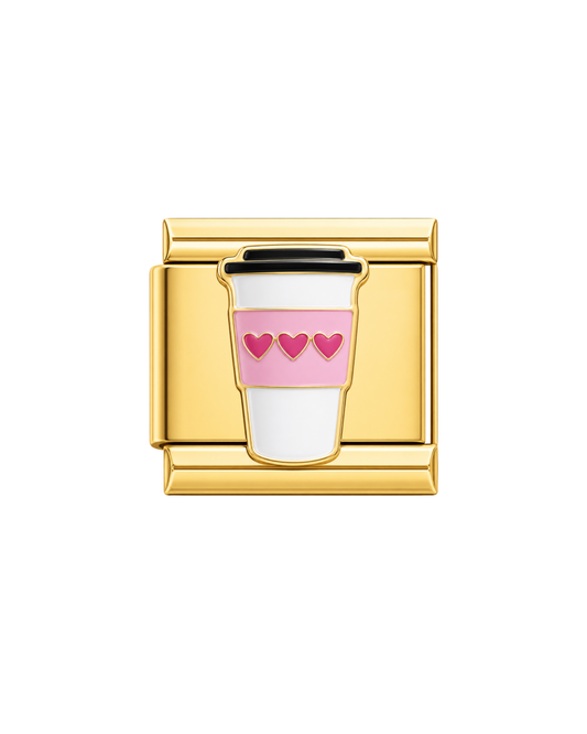 Hot coffee golden charm
