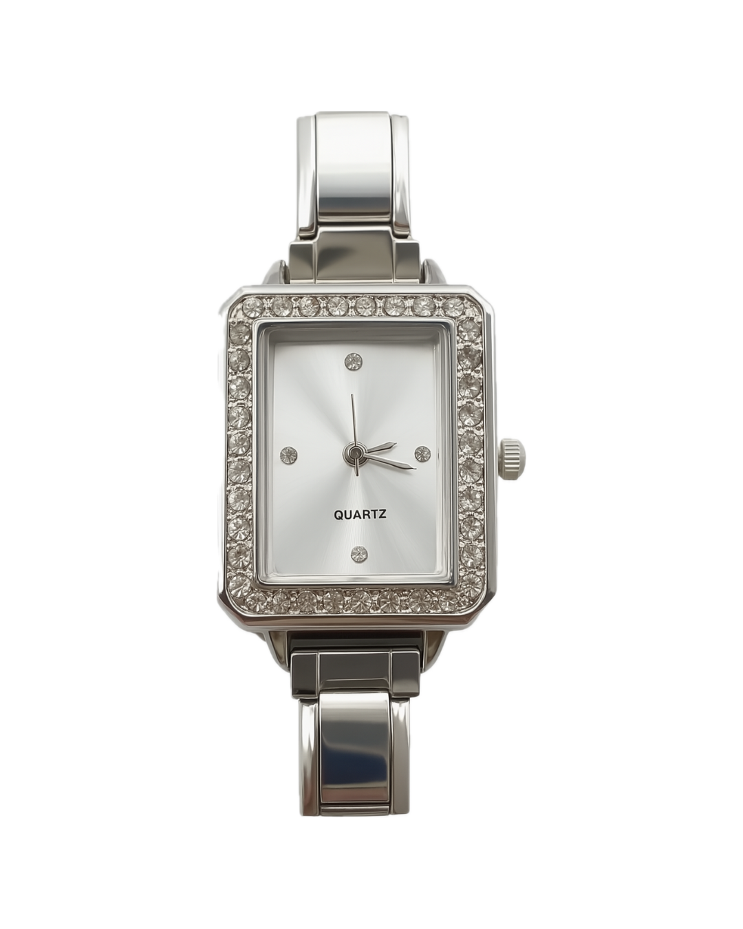Italian Watch Square Silver