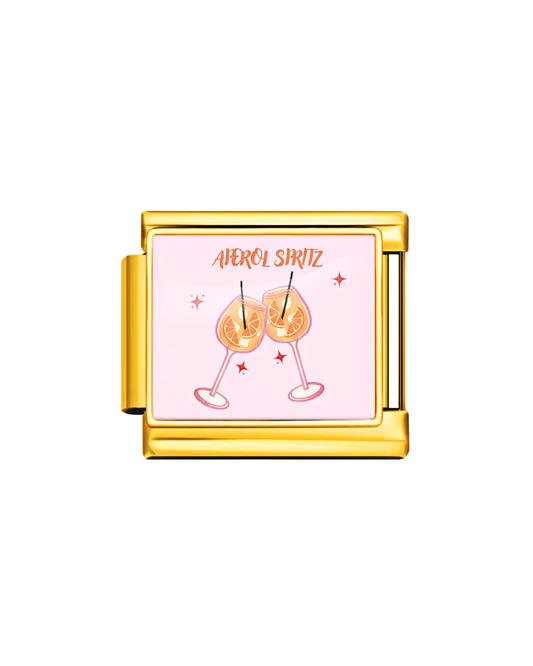 Aperol Spritz golden charm