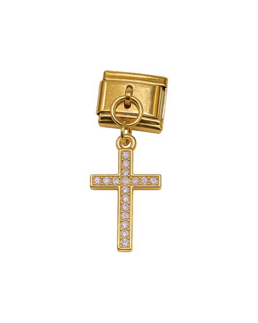 Colgante cruz golden