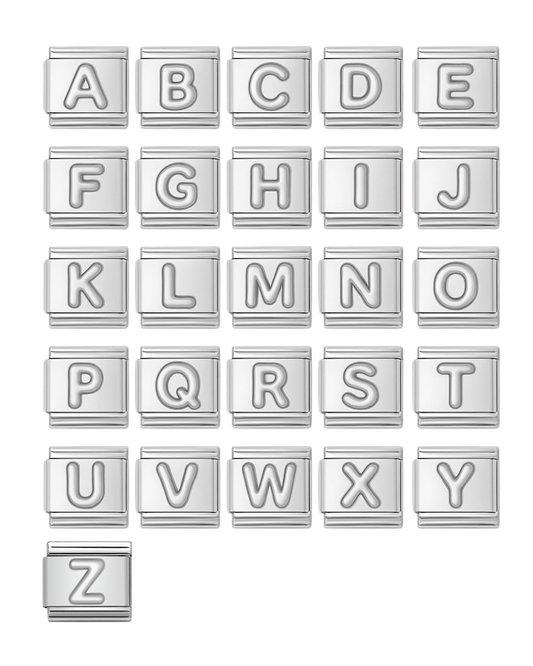 Letras clásicas full silver