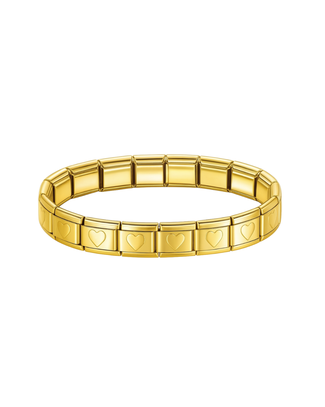 Brazalete Corazones Golden