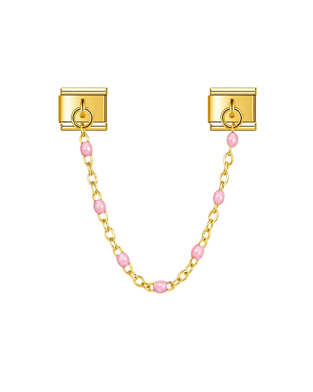 Pink golden chain