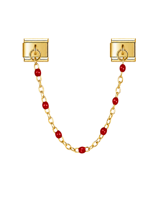Red golden chain