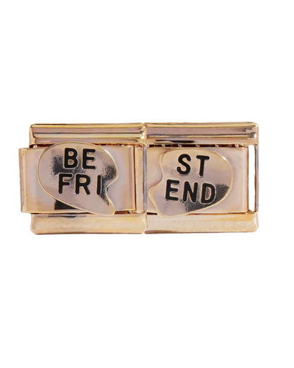 Best Friend golden charm