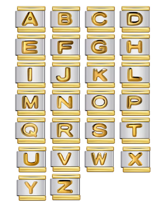 Letras silver & gold