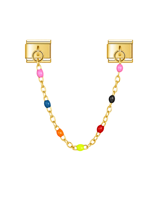 Colorfull golden chain