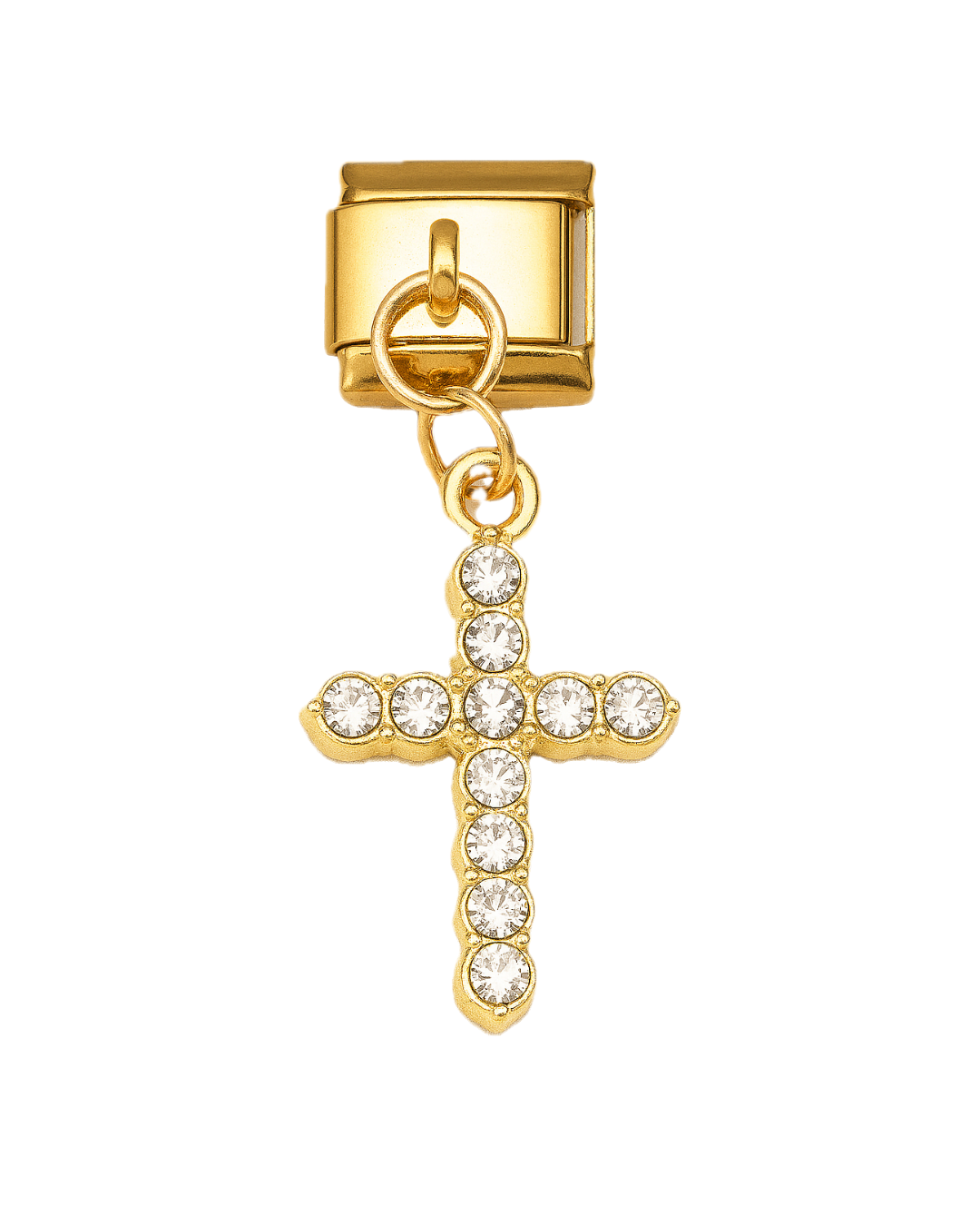 Colgante big cruz golden