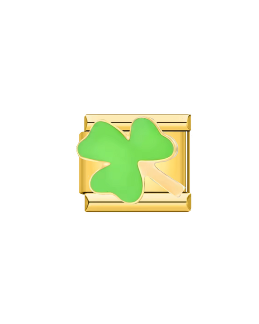 Lucky trébol golden charm
