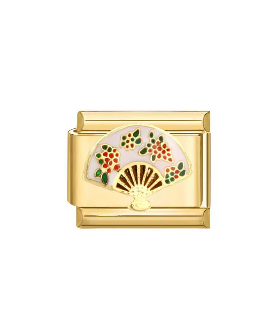 Sensú japonés golden charm