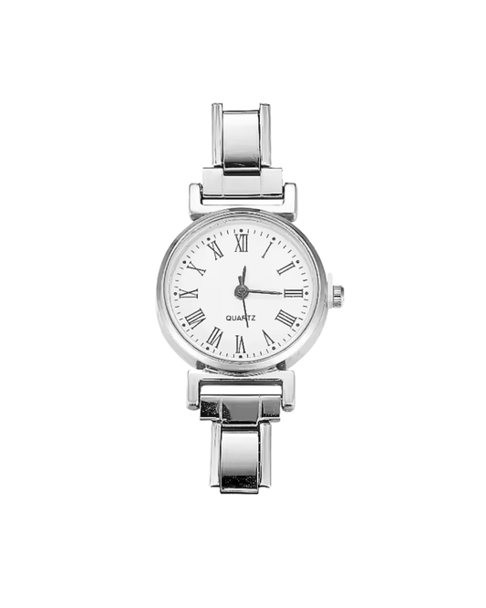 Classic Italian Roman Watch Silver