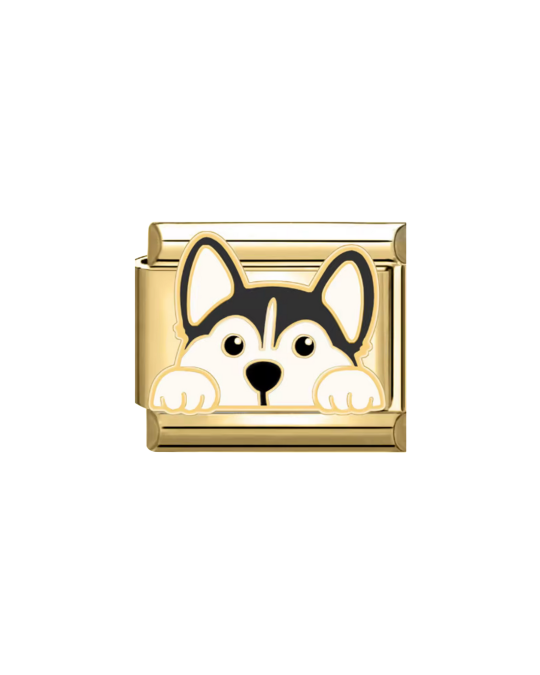 Husky golden charm
