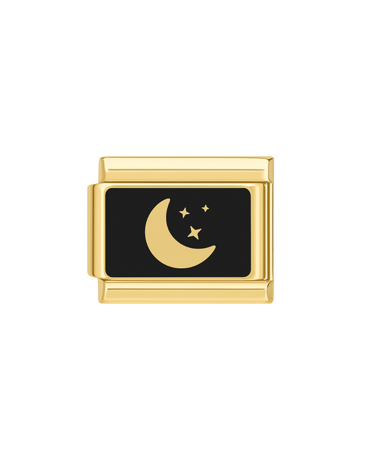 Black-Moon golden charm