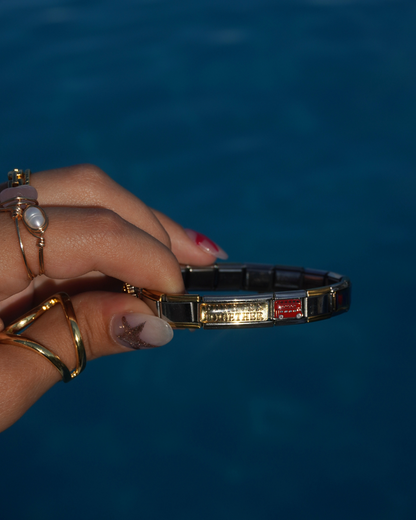 Brazalete Silver & Gold