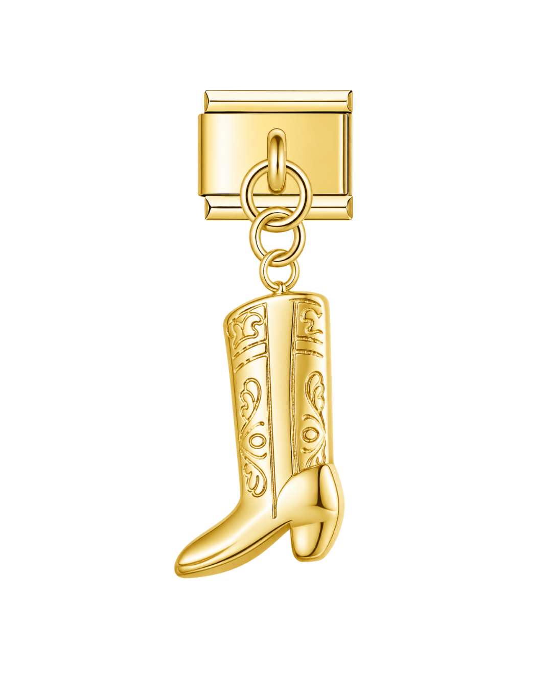 Colgante cowboy boot golden