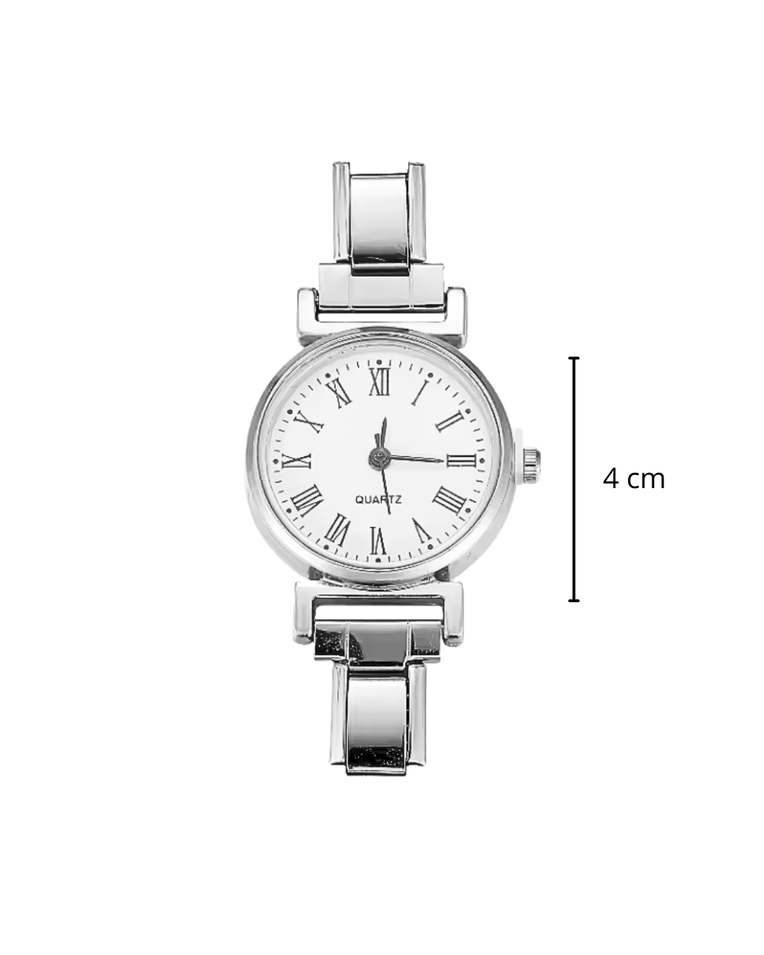 Classic Italian Roman Watch Silver