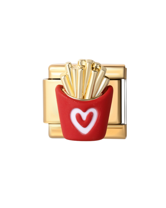 Golden French Fries charm