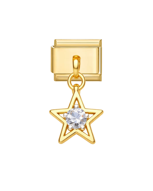 Colgante estrella golden