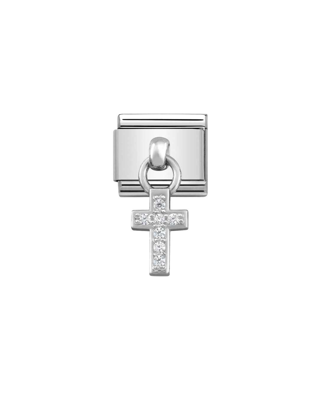 Colgante cruz silver