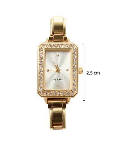 Italian Watch Square Golden