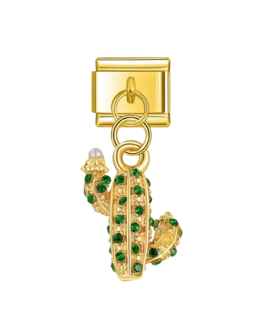 Colgante cactus golden