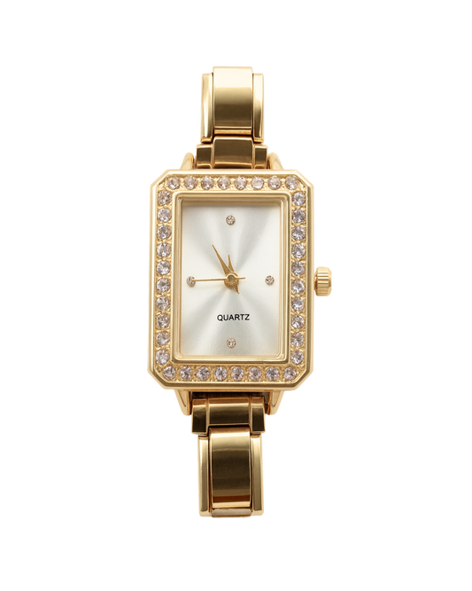 Italian Watch Square Golden