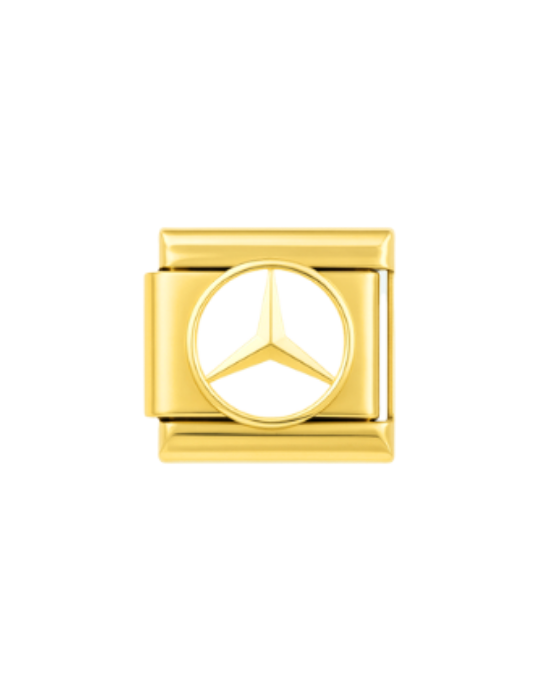 Mercedes Benz golden charm