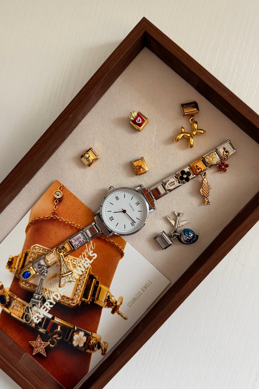 The Italian Summer Silver Watch