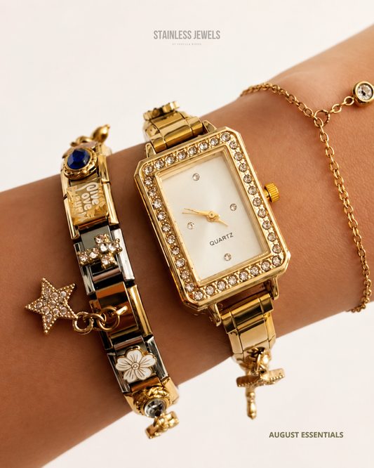 Timeless Italian Golden Watch